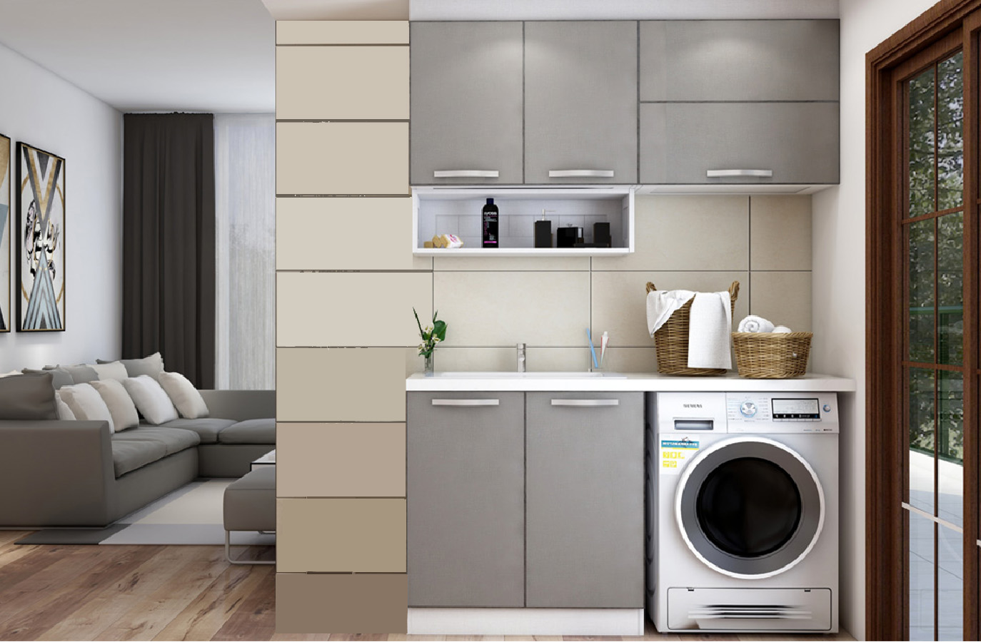 阳台全铝家具02